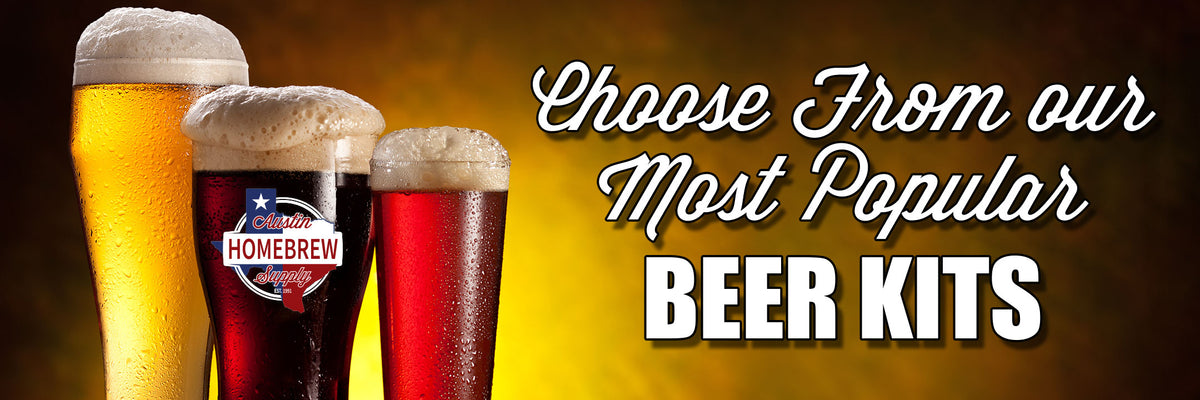 Choose from our most popular beer recipe kits.