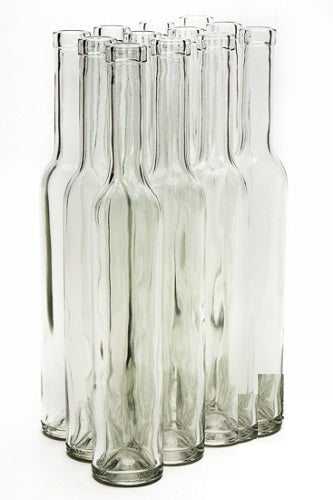 375 ml Clear Bellissima Bottles Cork Finish (Case of 12)