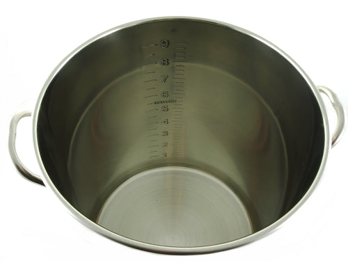 10 Gallon Brew Pot with Volume Markings (1 Weld)