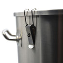 Close up of locking clamp engaged