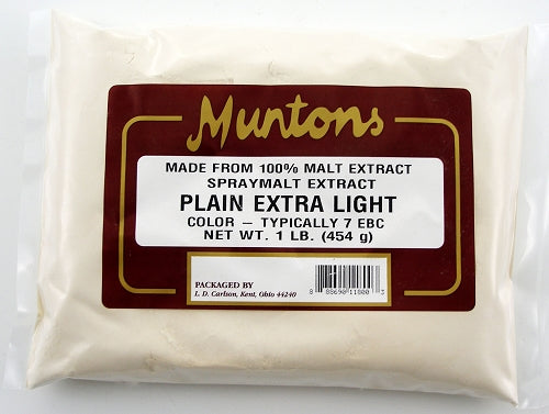 Muntons 1 Lb Plain Extra Light Spray Dried Malt Extract