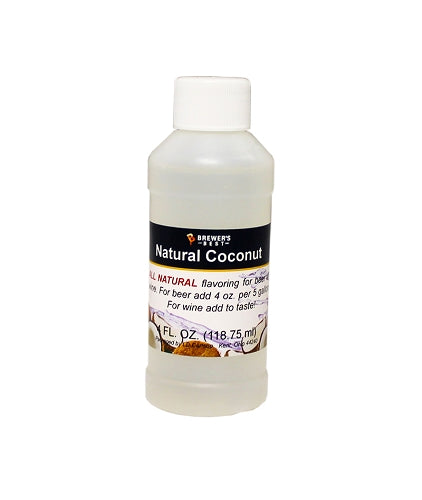 Natural Coconut Flavoring - 4 oz