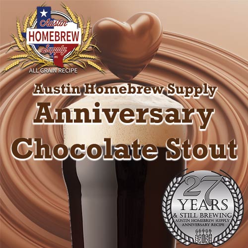 AHS Anniversary Chocolate Stout (13E) - ALL GRAIN Homebrew Ingredient Kit
