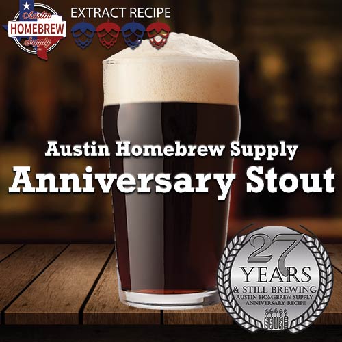 AHS Anniversary Stout  (13E) - EXTRACT Homebrew Ingredient Kit