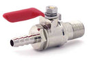 Gas Shut Off with Check Valve (1/4" Barbed)