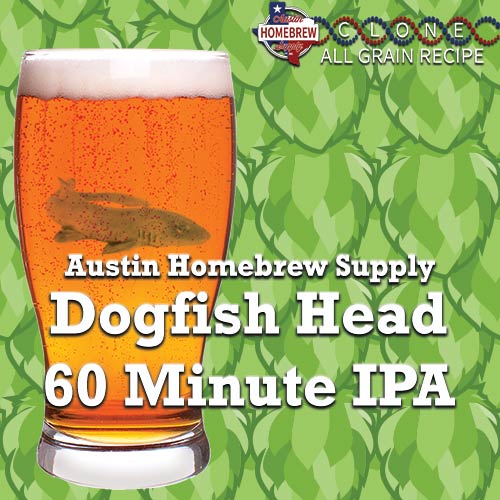 Dogfish Head 60 Minute IPA (14B) ALL GRAIN Homebrew Ingredient Kit