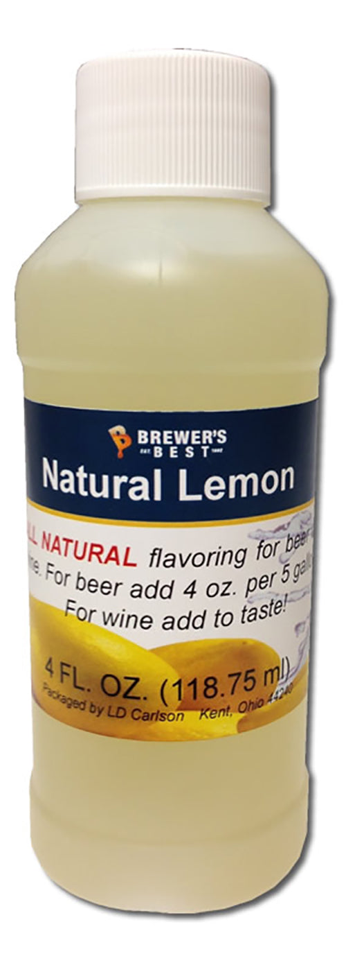 Natural Lemon Flavoring - 4 oz