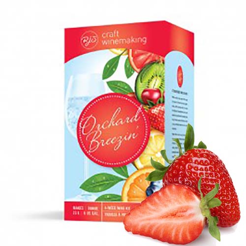 Orchard Breezin' Strawberry Sensation Wine Ingredient Kit