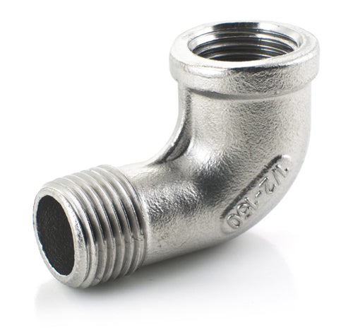 Stainless Steel Street Elbow (1/2" MPT)