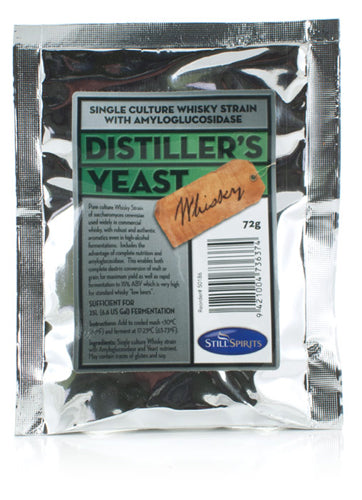 Still Spirits Whiskey Distiller's Yeast - 72 g