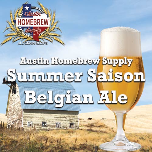 AHS Summer Saison Belgian Ale  (16C) - ALL GRAIN Homebrew Ingredient Kit