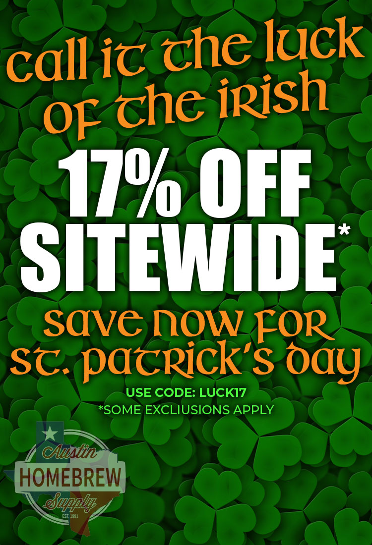 Save 17% Sitewide when you use code LUCK17 at checkout.  Some exclusions apply.
