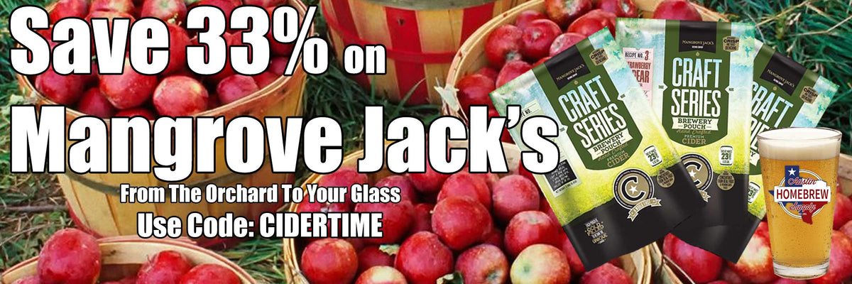 Save 33% on Mangrove Jack's. From the Orchard to Your Glass. Use code: CIDERTIME