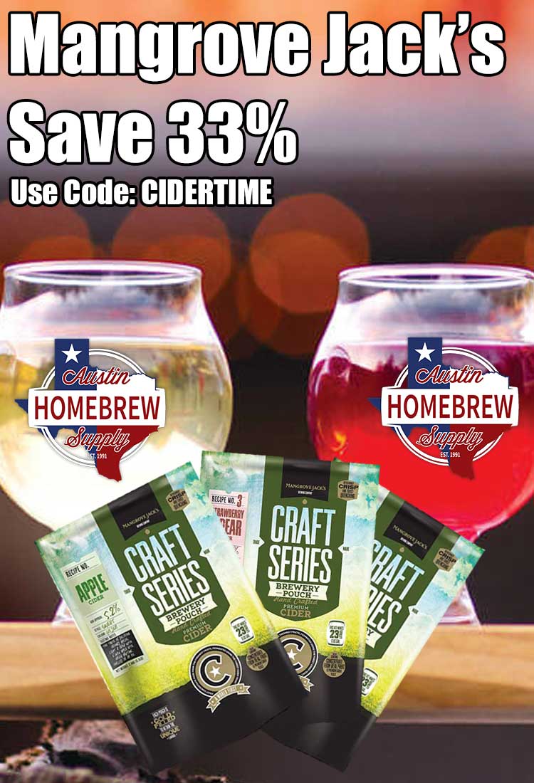 Save 33% on Mangrove Jack's. From the Orchard to Your Glass. Use code: CIDERTIME
