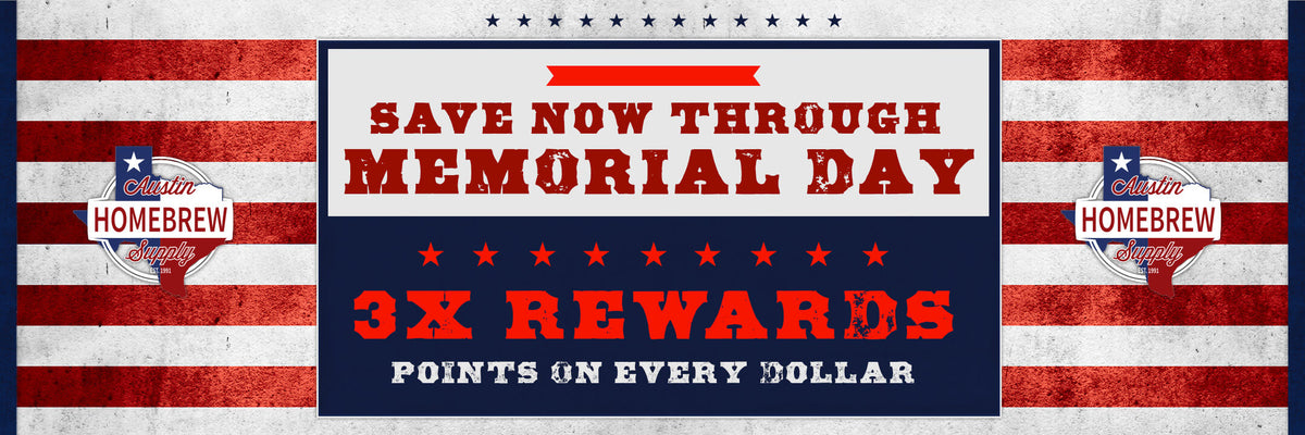 Save Now Through Memorial Day. 3x Rewards points on every dollar spent.