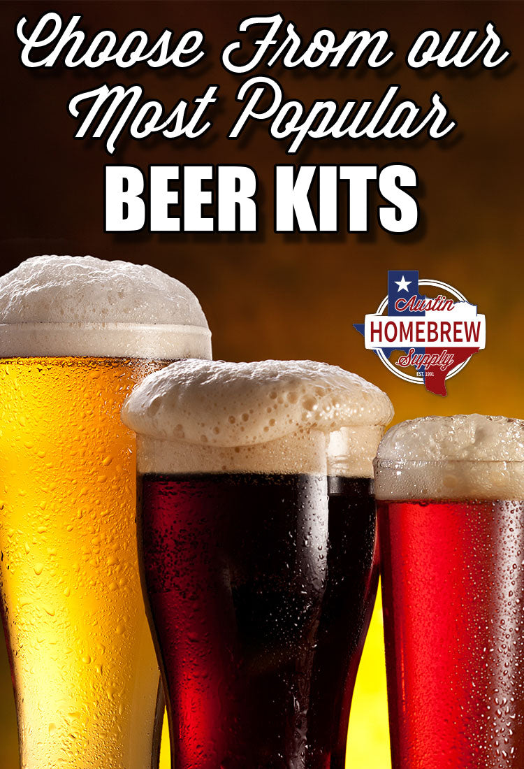 Choose from our most popular beer recipe kits.