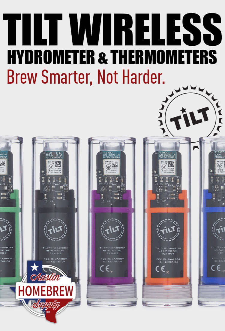 Tilt Wireless Hydrometer & Thermometers. Brew Smarter, Not Harder.