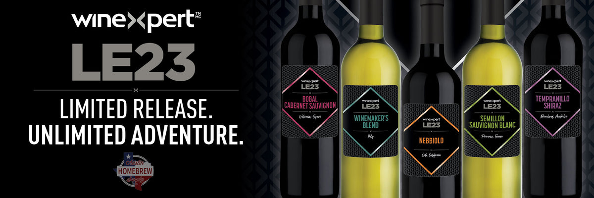Winexpert Limited Edition 2023 wines are available for Pre-order.