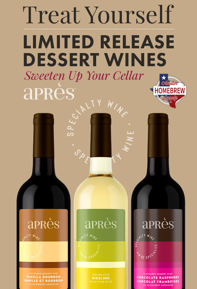 Treat Yourself. Limited Release Apres. Dessert Wines. Sweeten up Your Cellar.
Order Now >