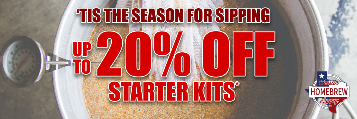 Get up to 20% off starter equipment kits for a limited time.  No promo code needed!