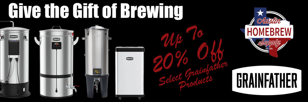 Give the Gift of Brewing. Up to 20% Off Select Grainfather Products