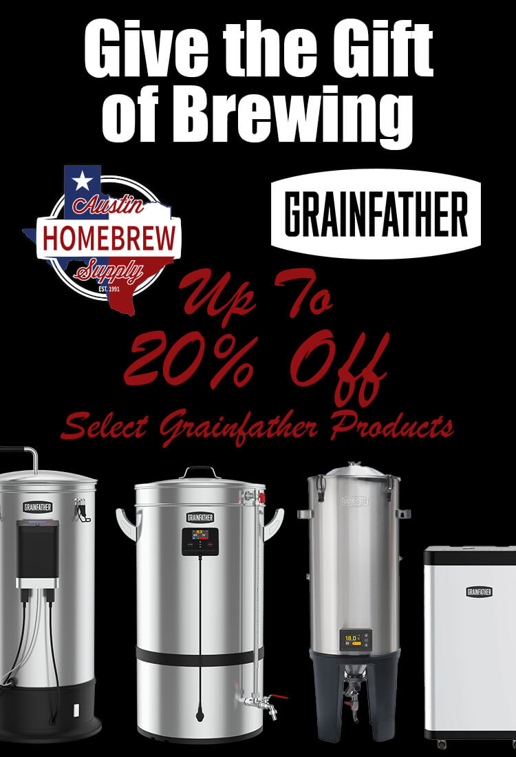 Give the Gift of Brewing. Up to 20% Off Select Grainfather Products