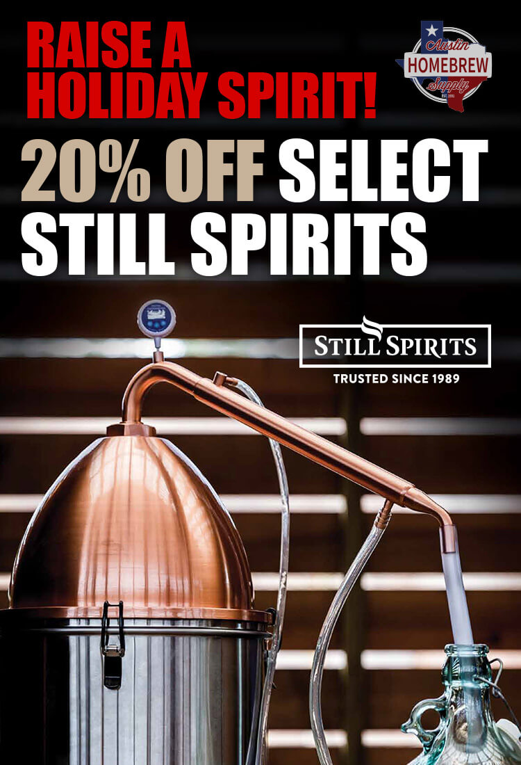 Raise a Holiday Spirit. 20% off select Still Spirits.