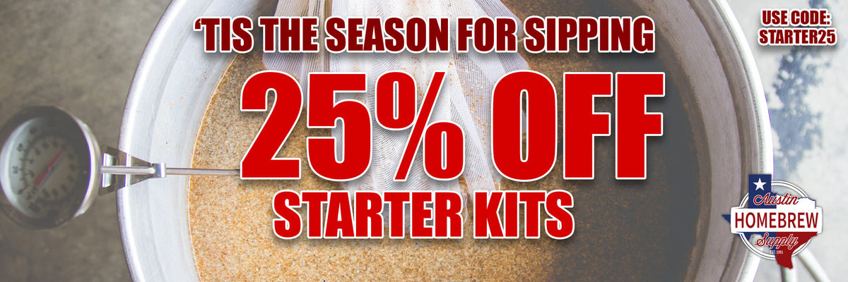 'Tis the Season for Sipping. 25% Off Starter Kits. Use code: STARTER25
