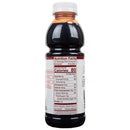 Nurtition facts label on a bottle of tart cherry concentrate