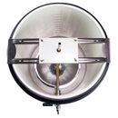 Top-down view into the mash tun, showing off the sparge arm
