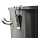 Close up of locking clamp engaged