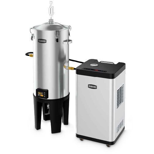 Grainfather Glycol Chiller GC2 connected to Conical Fermenter (sold separately)