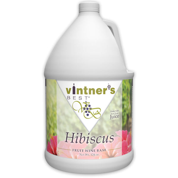 Gallon jug of Hibiscus wine concentrate.