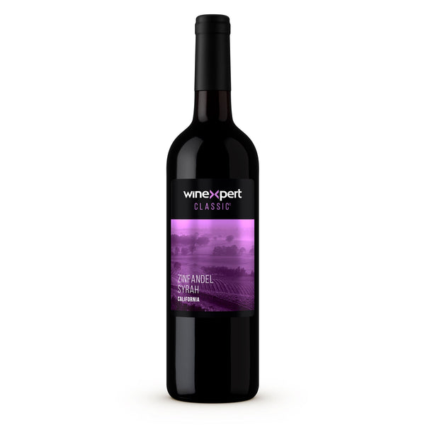 Bottle of Zinfandel Syrah Wine Kit - Winexpert Classic Limited Release