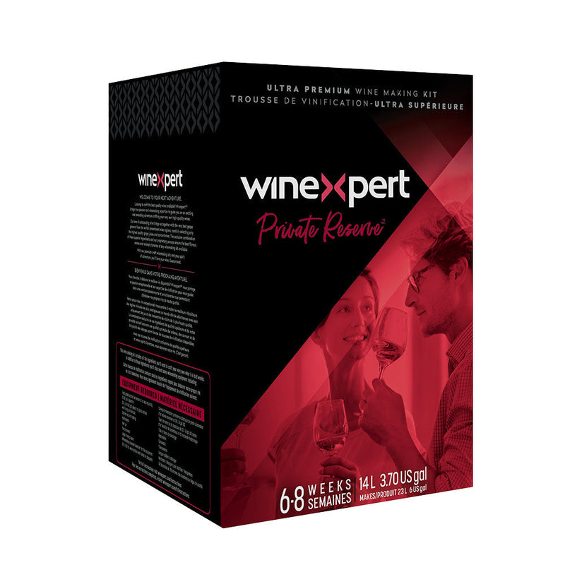 Box of Winexpert Private Reserve
