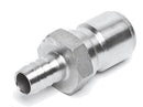 3/8" Barbed Stainless Steel Male Quick Disconnect