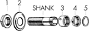 Chrome Shank (4 1/8")