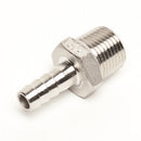 Stainless Steel Nipple (1/2" MPT to 3/8" Barbed)
