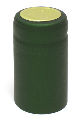 Heat Shrink Capsules (Metallic Green)