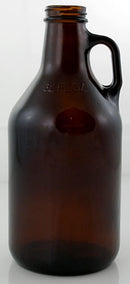 Amber 1/4 Gallon Glass Jug (Single Jug)