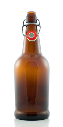 Beer Bottles 1 Liter Amber E.Z. Cap (Case of 12)