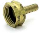 Brass Nipple (3/8" to Female Garden Hose)