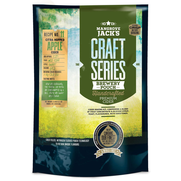 Citra Hopped Cider Pouch Mangrove Jack's Craft Series 2.4 kg