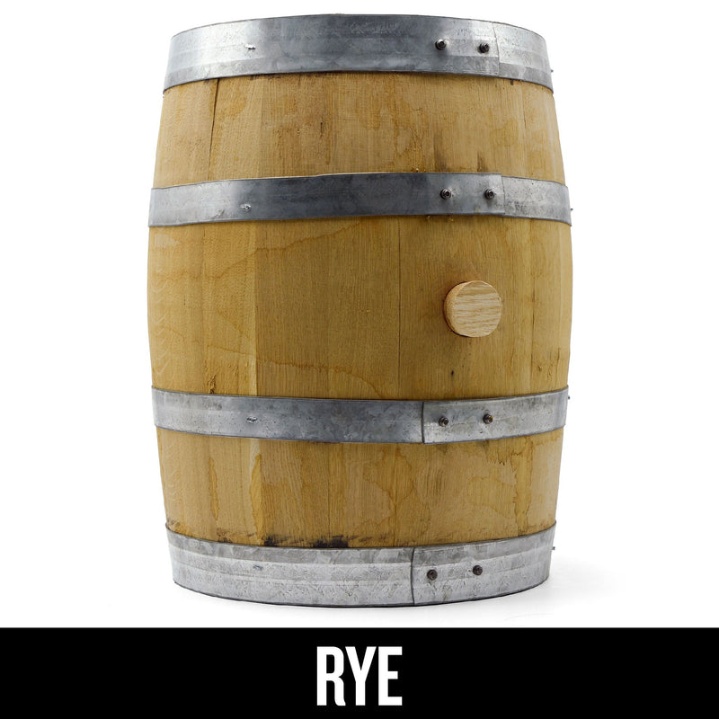 10 Gallon Used Rye Whiskey Barrel