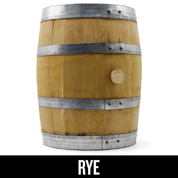 30 Gallon Used Rye Whiskey Barrel