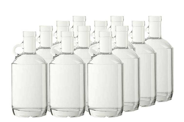 Clear 375mL Moonshine Jug - Case of 12