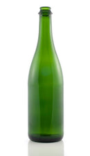 Wine Bottles 750 ml Green Champagne (Case of 12)