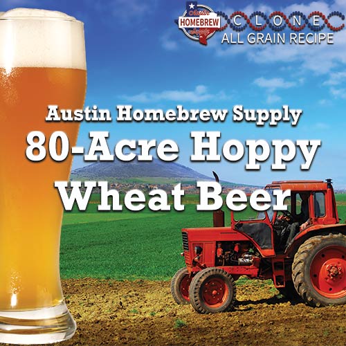 80-Acre Hoppy Wheat Beer  (6D) - ALL GRAIN Homebrew Ingredient Kit