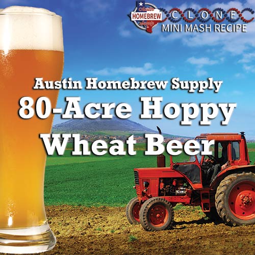 80-Acre Hoppy Wheat Beer  (6D) - MINI MASH Homebrew Ingredient Kit