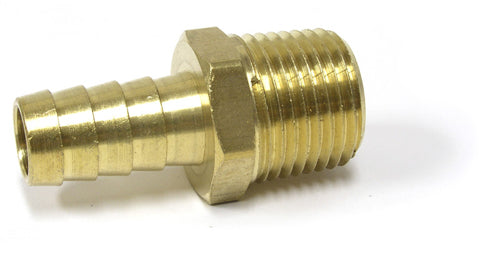 Brass Nipple (1/2" NPT to 1/2" Barbed)